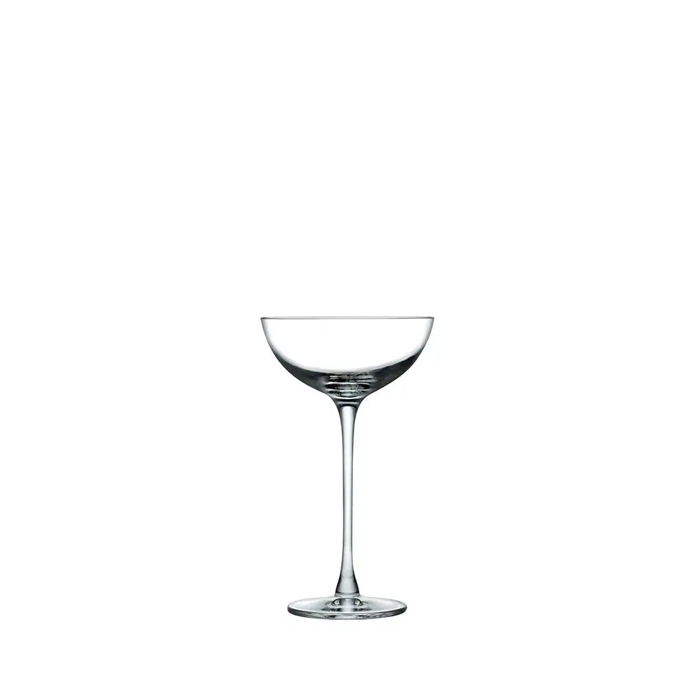 Coupe à cocktail Hepburn en cristal sans plomb, élégante et raffinée, idéale pour déguster des cocktails classiques comme le Martini ou le Champagne.